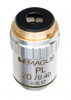 Объектив MAGUS MP20 20х/0,40 Plan ∞/0,17 Объектив MAGUS MP20 20х/0,40 Plan ∞/0,17