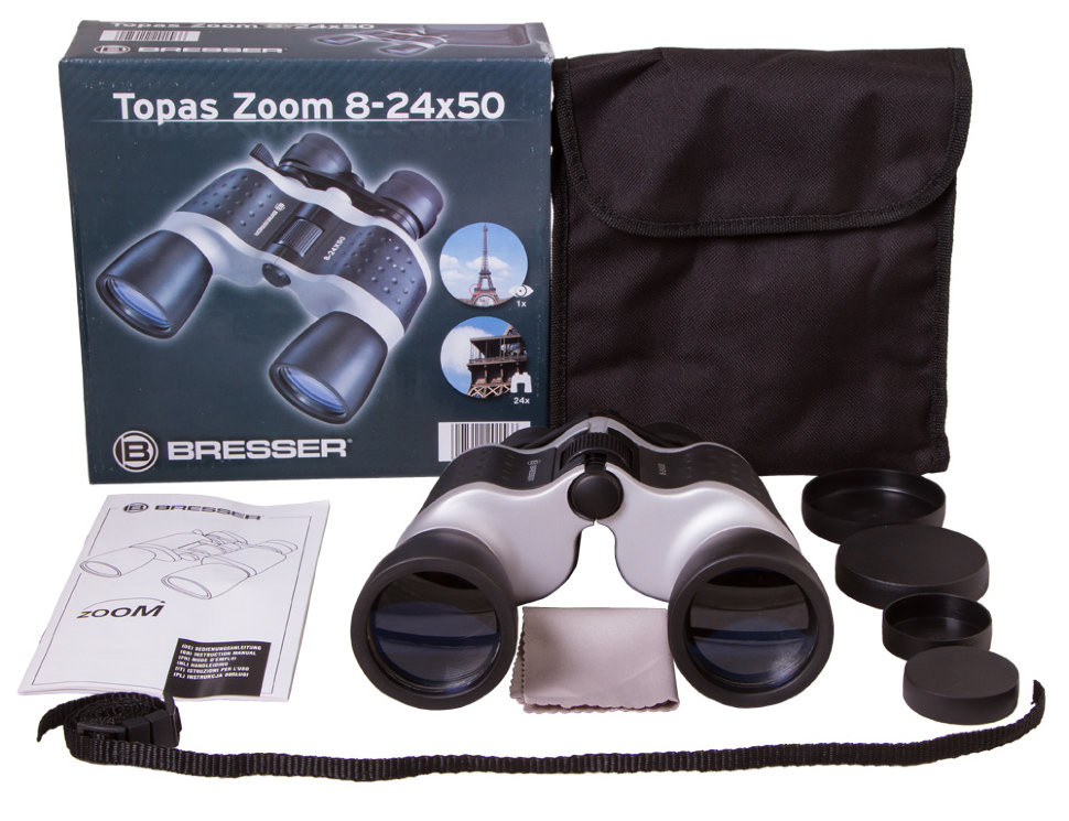 Бинокль Bresser Topas 8–24x50