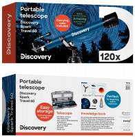Телескоп Levenhuk Discovery Spark Travel 60 с книгой