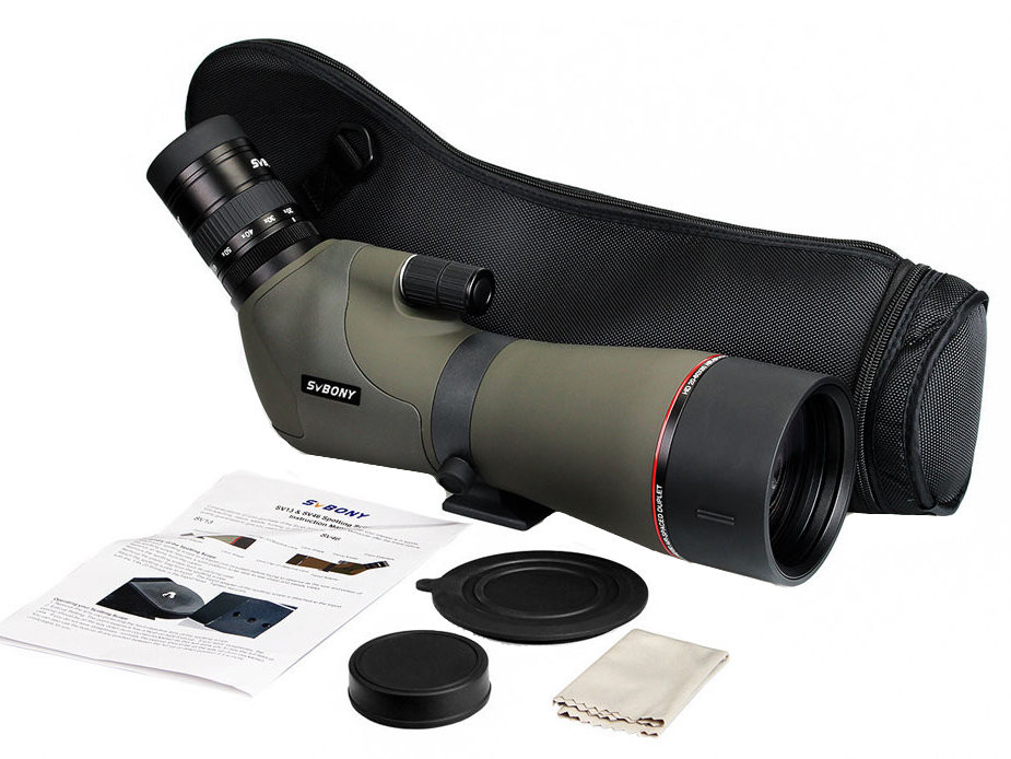 Зрительная труба SVBONY 20-60x80 с призмой 45 гр.
