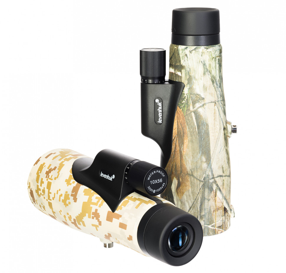 Монокуляр камуфляжный Levenhuk Camo Pine 10x56 с сеткой