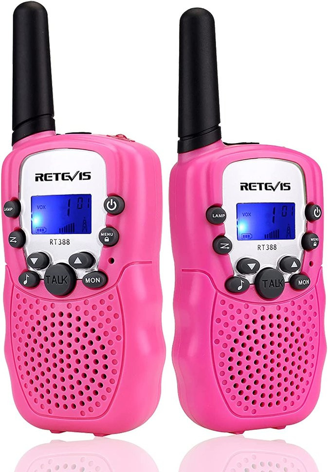 Рация Retevis Walkie-Talkie RT388 пара (розовая)