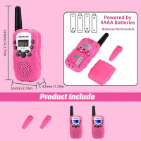Рация Retevis Walkie-Talkie RT388 пара (розовая)