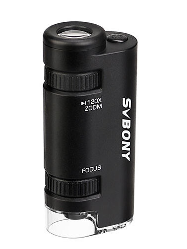 Портативный микроскоп SVBONY SV603 60-120x (чёрный)
