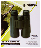 Бинокль Konus Emperor 12x50 WA Green