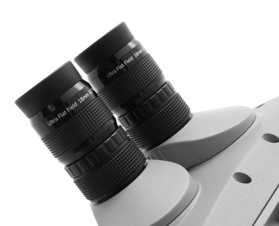 Бинокулярный телескоп TS-Optics 120 - окуляры под 45°, посадка 1.25", 2х18мм в комплекте