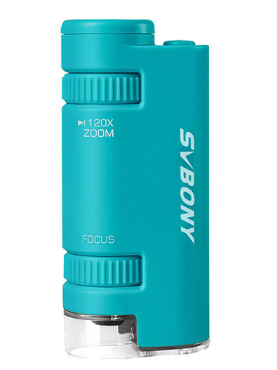 Портативный микроскоп SVBONY SV603 60-120x (синий)