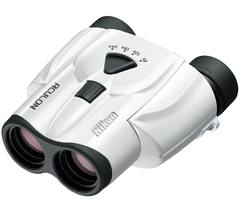 Бинокль Nikon Aculon T11 8-24x25 Zoom белый