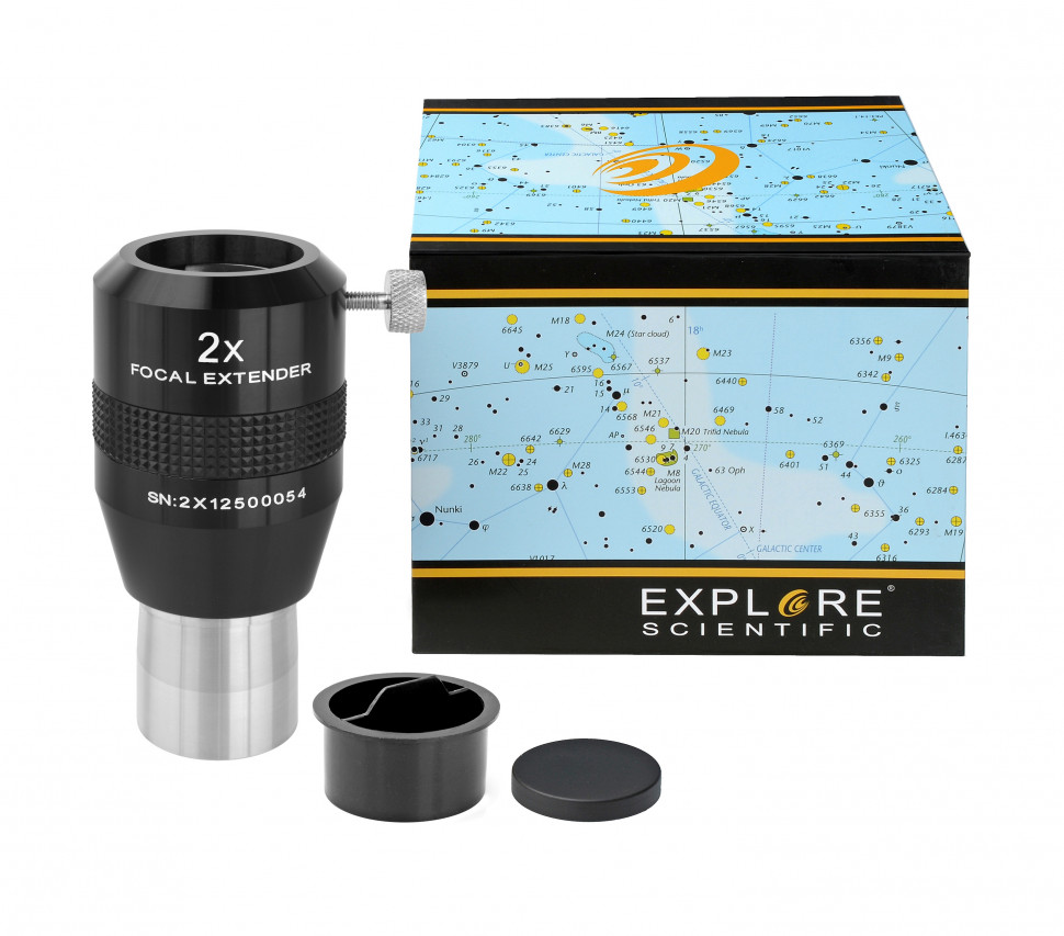 Телеэкстендер EXPLORE SCIENTIFIC Focal Extender 2x 31.7mm/1.25"
