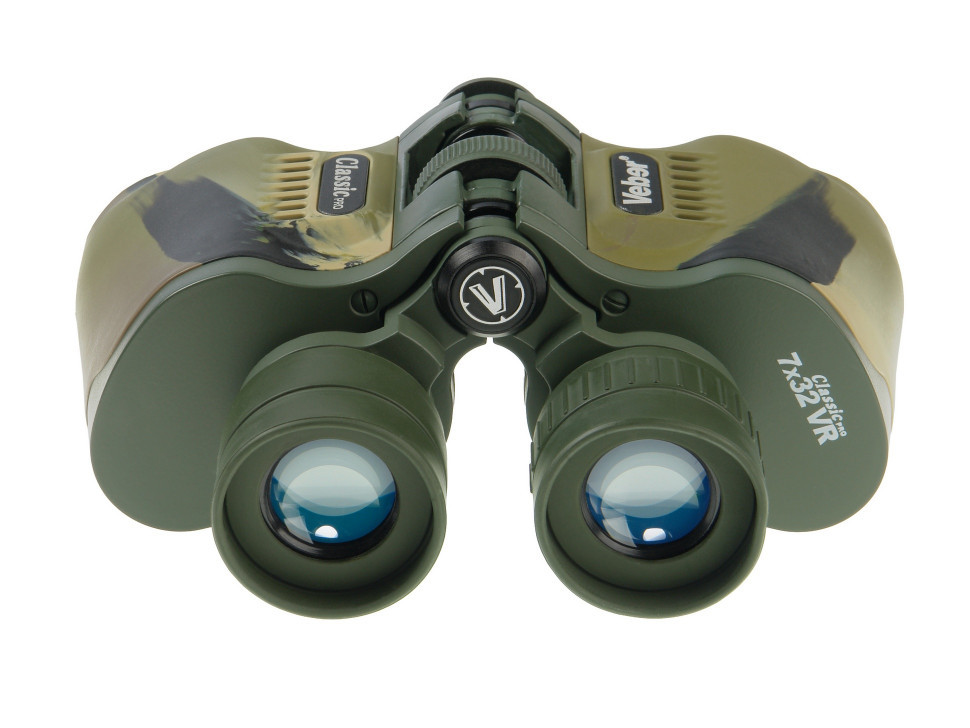 Бинокль Veber Classic PRO 7x32 VR камуфлированный