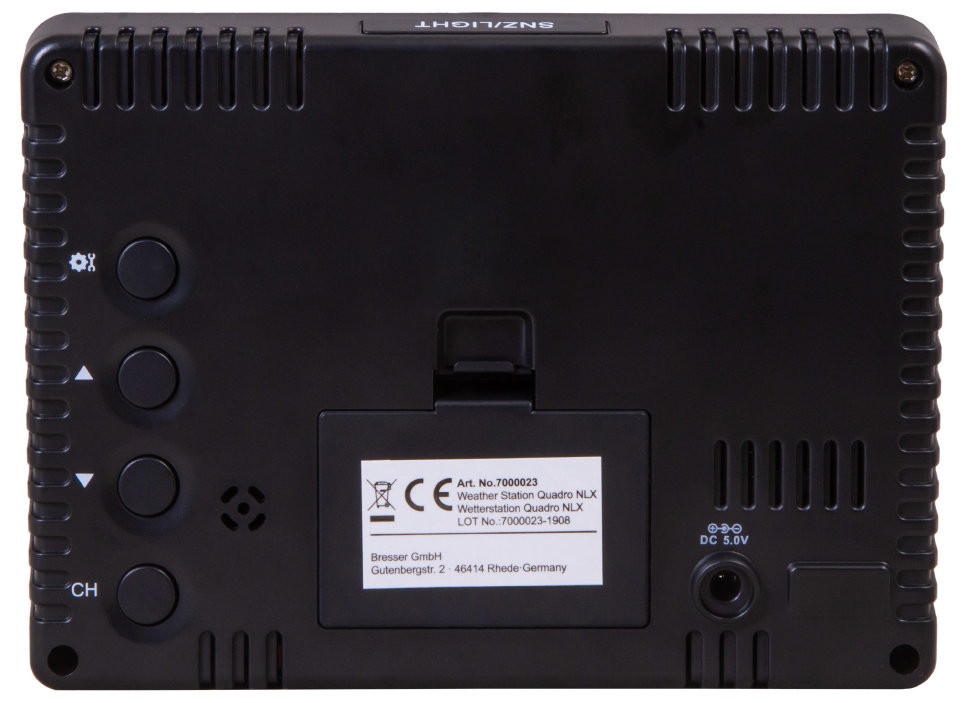 Метеостанция Bresser Thermo Hygro Quadro NLX с тремя датчиками