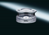 Лупа светопольная менисковая асферическая настольная с зумом Eschenbach menas ZOOM, диаметр 65 мм, 2.2х-3.4х