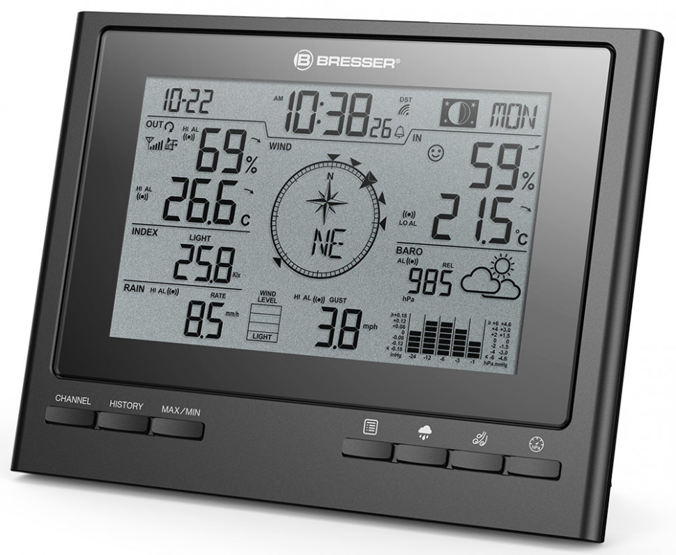 Метеостанция Bresser «7 в 1» ClimateScout Exclusive, черная