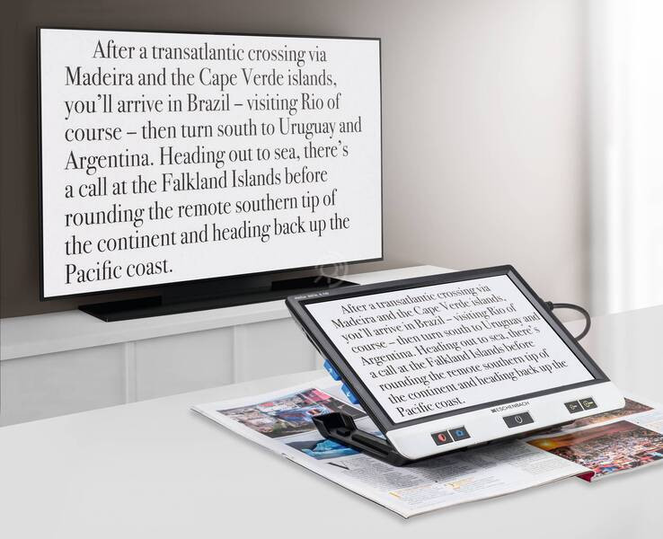 Видеоувеличитель Eschenbach электронный настольный со светодиодной подсветкой visolux DIGITAL XL FHD, 11.6'' 29.5 см, 16:9 LCD, 2.0x-22.0x, лупа цифровая