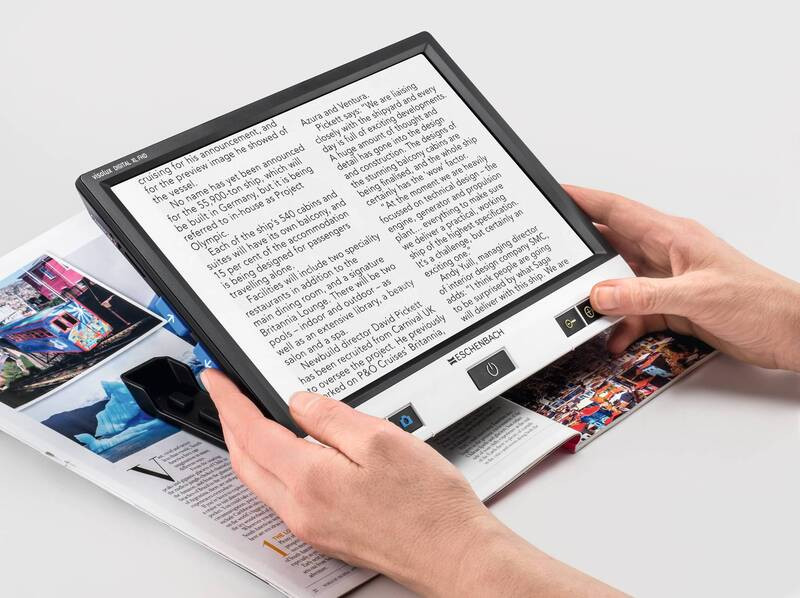 Видеоувеличитель Eschenbach электронный настольный со светодиодной подсветкой visolux DIGITAL XL FHD, 11.6'' 29.5 см, 16:9 LCD, 2.0x-22.0x, лупа цифровая