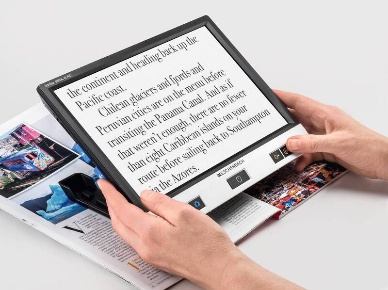 Видеоувеличитель Eschenbach электронный настольный со светодиодной подсветкой visolux DIGITAL XL FHD, 11.6'' 29.5 см, 16:9 LCD, 2.0x-22.0x, лупа цифровая