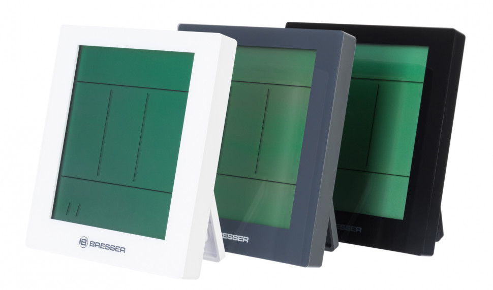 Метеостанция Bresser Temeo Hygro Quadro Prestige с тремя датчиками, серая