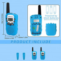 Рация Retevis Walkie-Talkie RT388 пара (светло-синяя) Рация Retevis Walkie-Talkie RT388 пара (светло-синяя)