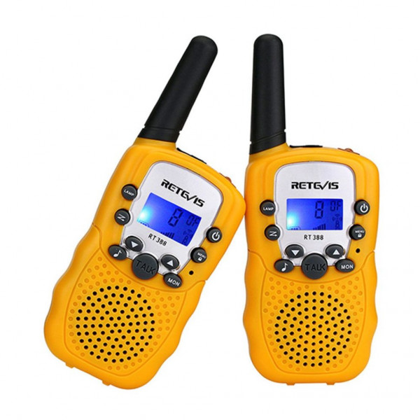 Рация Retevis Walkie-Talkie RT388 пара (желтая)