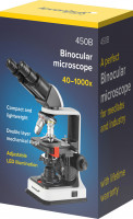 Микроскоп Levenhuk 450B, бинокулярный