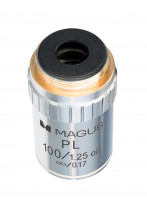 Объектив MAGUS MP100 OIL 100х/1,25 ми Plan ∞/0,17 Объектив MAGUS MP100 OIL 100х/1,25 ми Plan ∞/0,17