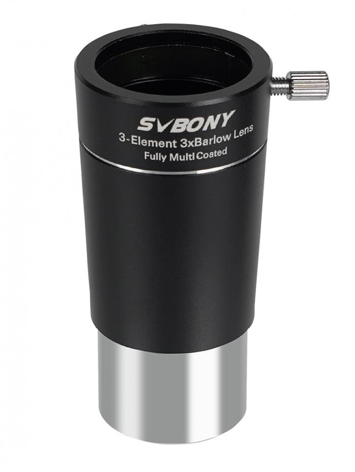 Линза Барлоу SVBONY 3х трёхэлементная, 1,25", SV213 Линза Барлоу SVBONY 3х трёхэлементная, 1,25", SV213