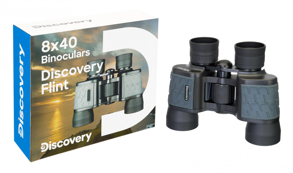 Бинокль Levenhuk Discovery Flint 8x40