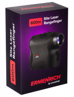 Лазерный строительный дальномер Ermenrich LR600, черный