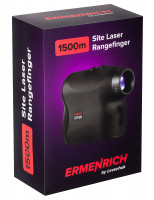 Лазерный строительный дальномер Ermenrich LR1500, черный