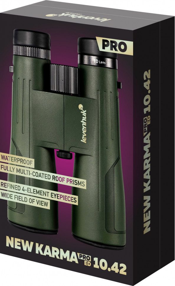 Бинокль Levenhuk New Karma PRO ED 10x42