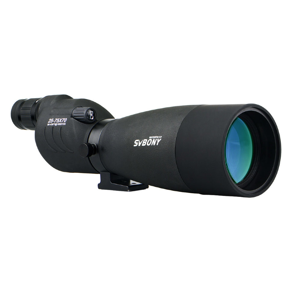 Зрительная труба SVBONY 25-75х70 с прямым изображением (F9326A)