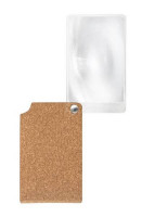 Лупа складная карманная асферическая дифракционная Eschenbach visoPOCKET, 74 х 48 мм, 2.5х, коричневая