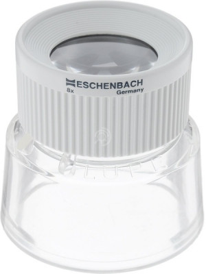 Лупа техническая апланатическая настольная Eschenbach Stand magnifier, диаметр 25 мм, 8.0х, 28.7 дптр