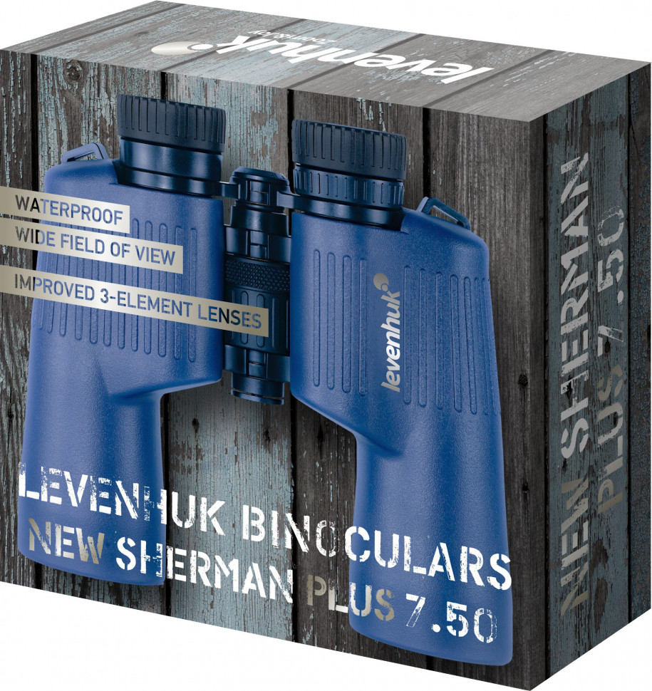 Бинокль Levenhuk New Sherman PLUS 7x50