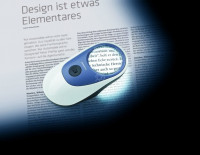 Лупа асферическая настольная с подсветкой Eschenbach powerlux, диаметр 58 мм, 3.5х, 14.0 дптр, 8000 К