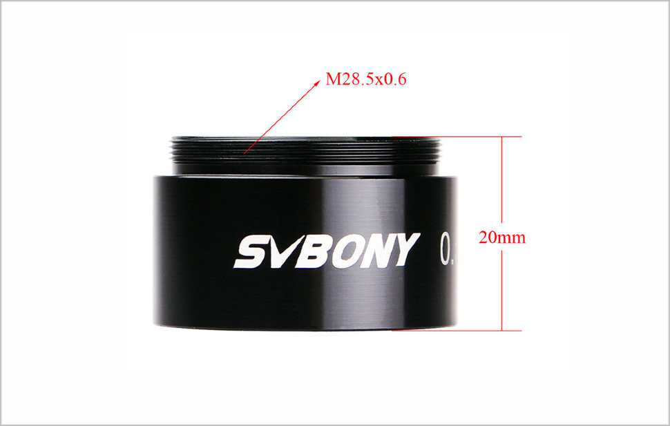 Редуктор фокусного расстояния SVBONY 0.5x, 1.25"