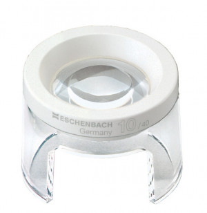 Лупа техническая асферическая настольная Eschenbach Stand magnifier, диаметр 35 мм, 10.0х, 38.0 дптр