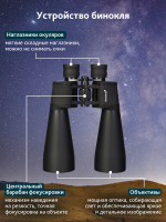 Бинокль Levenhuk Bruno BASE 15x70