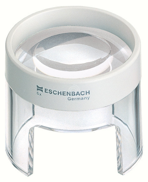 Лупа техническая асферическая настольная Eschenbach Stand magnifier, диаметр 50 мм, 6.0х, 23.0 дптр