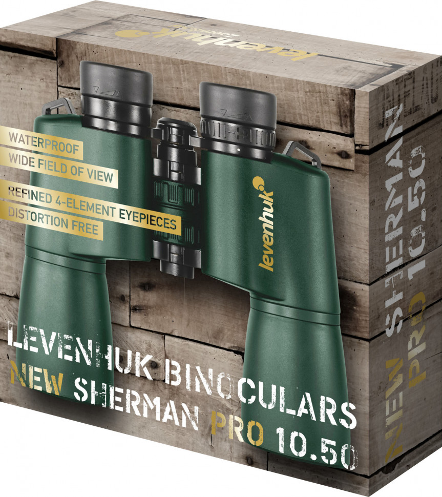 Бинокль Levenhuk New Sherman PRO 10x50