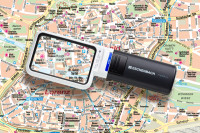 Лупа асферическая ручная с подсветкой Eschenbach mobilux LED, 75 х 50 мм, 3.5х, 10.0 дптр