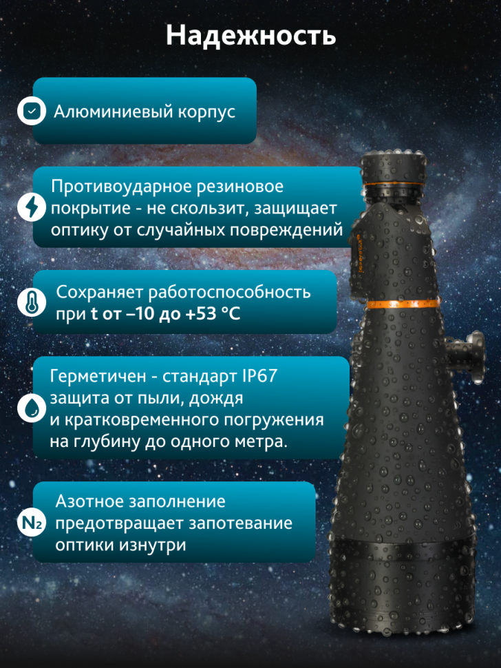 Бинокль Levenhuk Bruno PLUS 30x80