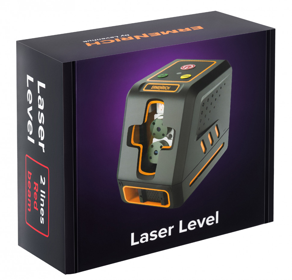 Лазерный уровень Ermenrich LT20, черный