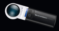 Лупа асферическая ручная с подсветкой Eschenbach mobilux LED, диаметр 35 мм, 12.5х, 50.0 дптр