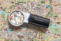 Лупа асферическая ручная с подсветкой Eschenbach mobilux LED, диаметр 58 мм, 6.0х, 24.0 дптр