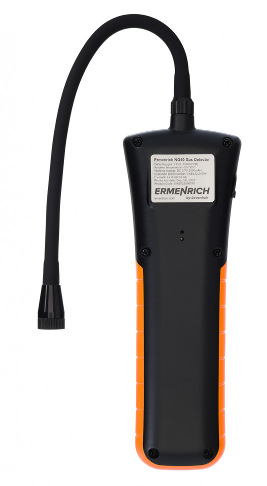 Детектор газа Ermenrich NG40, черный