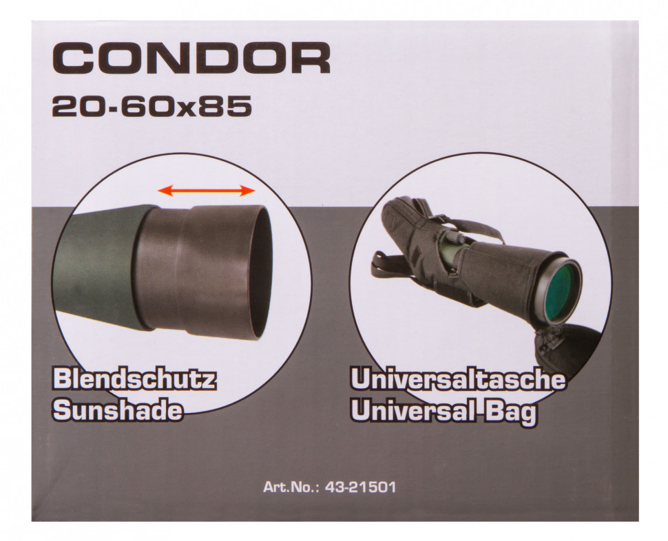 Зрительная труба Bresser Condor 20–60x85