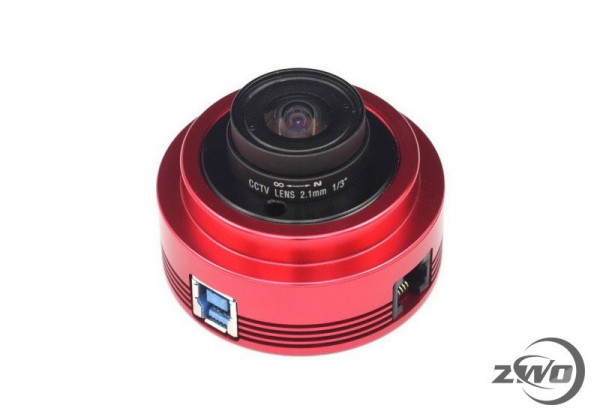 Цифровая планетарная камера ZWO ASI120MM-S монохромная с объективом